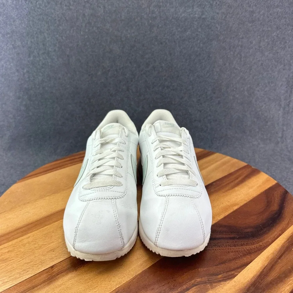 Nike Cortez Sneakers DN1791-106 Summit White/Light Silver/Sail Womens Sz 10
